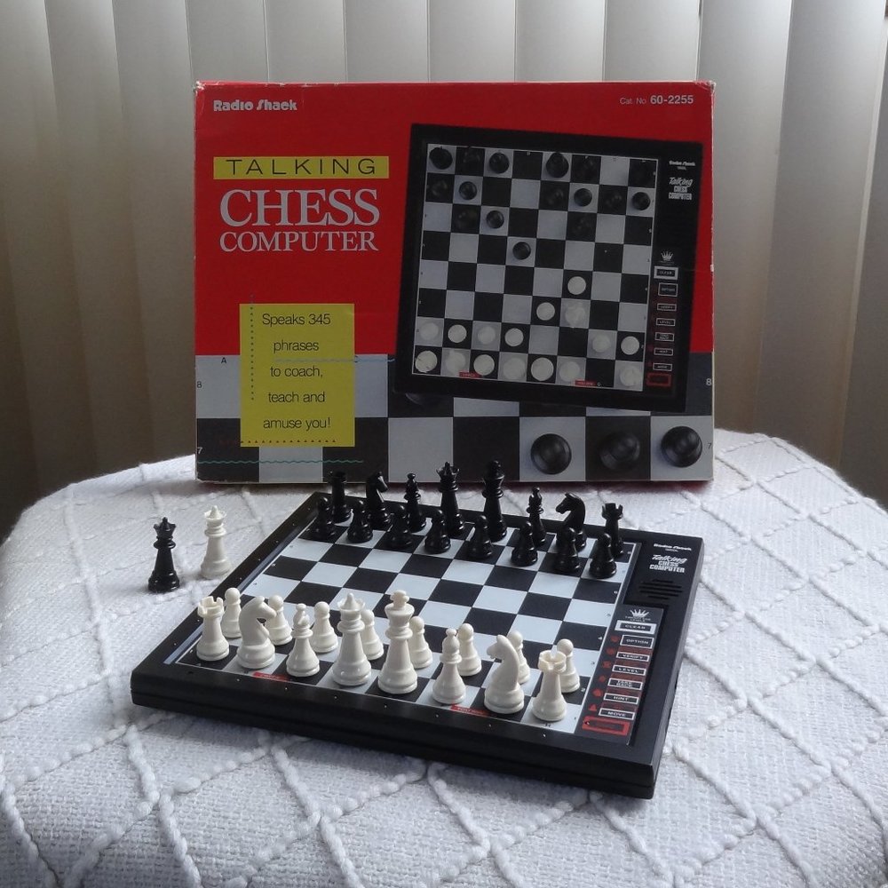 Radio Shack ~ TALKING CHESS COMPUTER ~ Model 1900L ~ Catalog No 60-2255 ~VINTAGE